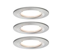PLM 93494 - Lampada da incasso LED Nova 3 x 6,5 W, 2700 K, ferro