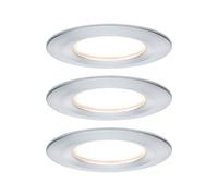 Paulmann Nova Lampada da incasso a soffitto LED, alluminio girato - set da 3 - commutabile , Vendita di giacenze, Merce nuova, Imballaggio originale