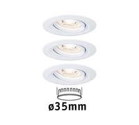 Paulmann Nova mini spot 3x orientabile bianco Paulmann