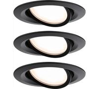 PLM 93082 - Lampada da incasso Nova Plus Coin, 3x6 W, 2700 K, dimmerabile, o