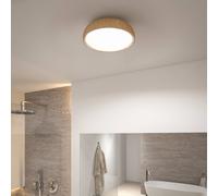 Paulmann Oka plafoniera LED IP44 CCT look legno Paulmann