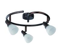 Paulmann Plafoniera Classico Faretti Rusty Ferro 3 X 42W G9 Alogena Avvertimento [EEK: G]