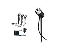 Paulmann Plug & Shine lampada con picchetto Pike Basis 3 94242