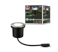 Paulmann Plug & Shine LED Lampada da incasso a pavimento 3000K | Faretto da incasso a pavimento 24V, bianco caldo 3000 K, resistente fino a 500 kg, dimmerabile, IP67