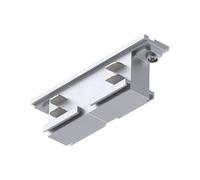 Paulmann ProRail3 Connettore dritto argento 230 V 3680 W | Per colmare brevi distanze tra binari ProRail3, semplice montaggio a innesto, superficie di facile manutenzione