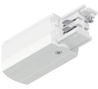 Paulmann 91361 binario ProRail3, alimentazione estremità, 99,5 x 35 mm, max. 3.680W Bianco Sistemi ferroviari Guida a soffitto Metallo, Plastica, Fine Fine a sinistra