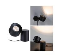 Paulmann 79776 Lampada LED da tavolo Puric Pane 3-step-dim incl. 1x3 W dimmerabile luce da tavolo nero metallo, plastica 2700 K