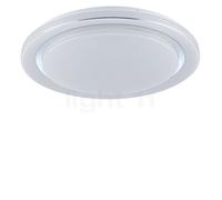 Paulmann 70547 - Plafoniera a LED Rainbow con effetto arcobaleno, incl. 1 x 38,5 W dimmerabile dynamicRGBW controllo cromo, in plastica, metallo 3000 K