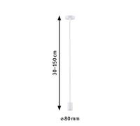 Paulmann Ravi presa a sospensione E27, bianco opaco Paulmann