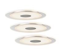 Paulmann 92543 Premium faretto incasso Set LED Whirl rot. 3x6W 18VA 150mm Allu t./Sat Alu/acr