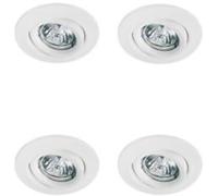 PAULMANN - Set di 4 faretti in Metallo Pieghevoli 4 x 50 W GU10 230/12 V
