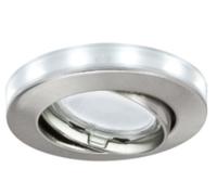 PAULMANN - SET FARETTI LED DA INCASSO BASCULANTI - CON ANELLO FERRO - 3 x 11W, 2