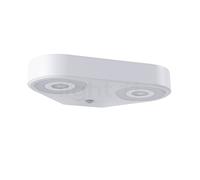 Paulmann Silma Lampada da parete LED 2 fuochi - con Sensore di movimento, bianco