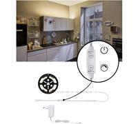 Paulmann Power Warm White 78955 Strip LED SimpLED Alimentazione con dimmer su Cavo 1,5m 1100lm/m, 1x17 Watt IP44 dimmerabile Bianco Striscia Luminosa plastica 3000 K 17 W