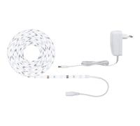 Paulmann 78975 Simpled Set 5 M Led Stripe 17W Striscia di Luce 6500K Luce Bianca di urna Nastro Rivestito In Metallo, Plastica, Bianco