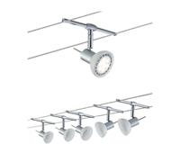 PAULMANN SISTEMA DI CAVI SHEELY 5 PUNTI LUCE ATTACCO GU5.3 IN METALLO COLORE CRO