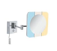 Paulmann Jora Specchio luminoso da parete per trucco LED, cromo