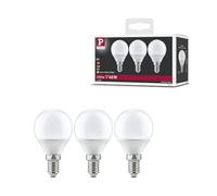 Paulmann Standard LED 230V a gocce, confezione da 3, E14 5,5 W 2700 K Opale | Design compatto, Temperatura del colore 2700K, luce che non affatica gli occhi, 3x470 lm