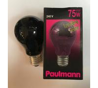 Paulmann/ Sylvania AGL Lampadina Nero 230/240V 75W E27