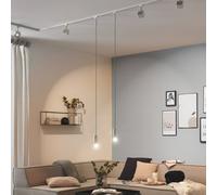 Paulmann URail Lampada a sospensione 2Easy, bianco segnale, metallo, E27 Paulmann
