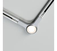 Paulmann URail LED, connettore a L, cromo opaco Paulmann
