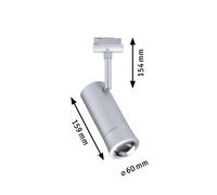 Paulmann URail Smart Faretto a binario a LED Tarie, cromato, CCT, RGB Paulmann