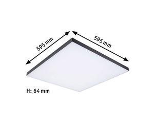 Paulmann Velora Pannello Rainbow 60x60cm nero RGBW Paulmann