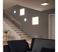 PLM 79817 - Luce a plafoniera, pannello, 16,8 W, 1500 lm, 3000 K, quadrata