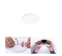 Paulmann Veluna Edge IP44 4.000K dimmer Ø 9cm Paulmann