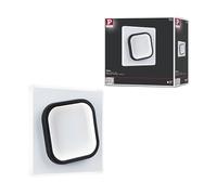 Paulmann WD 2Form Appliq LED 22W 240x240mm Bianco Nero 230V Acrilico Metallo 71164