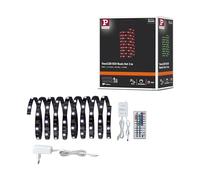 Paulmann YourLED ECO Striscia LED RGB Set base 3 m 14,5 W Nero | Variazione di colore RGB, autoadesivo, tagliabile, con Telecomando, Set pronto all’uso