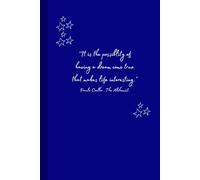 Paulo Coelho weekly planner for the year, inspirational quote, dark blue. 6 x 9 inches with side-by-side note taking page.
