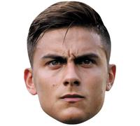 Paulo Dybala (Stern) Maschere di persone famose, facce di cartone