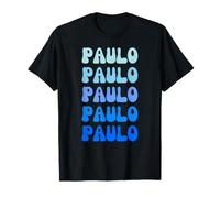 Paulo Name Minimalist Design Maglietta