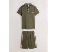 paulsmithjunior Set polo e pantaloncini in piqué Paul Smith Junior 134140cm verde
