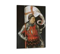 Paumgartner Altar - Poster artistico da parete su tela, stampa artistica da parete moderna con immagine di San Giorgio, poster decorativo per la famiglia, 50 x 75 cm
