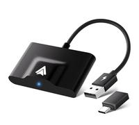 PAUNEZUEL Android Auto Wireless Adattatore Upgrade 2025 Converte Cablato a Wireless, Connessione Veloce e Stabile senza Ritardi, Compatibile con Android 11+ e Auto