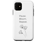 Pausa Bloom Ripeti Arte minimalista Natura Sogno ispiratore Custodia per iPhone 11