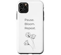 Pausa Bloom Ripeti Arte minimalista Natura Sogno ispiratore Custodia per iPhone 11 Pro Max