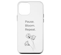 Pausa Bloom Ripeti Arte minimalista Natura Sogno ispiratore Custodia per iPhone 12 mini