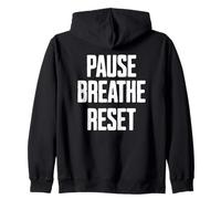 Pausa Respirazione Reset Felpa con Cappuccio