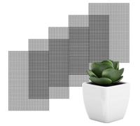 PAUT MESH POT DI POT DI FLORM - Schermo Del Foro Di Drenaggio In Vaso | PAD MESH Per I Vasi Di Fiori | Plavier Da Piantare Rettangolare PAUT MESH PIANI PERDE SUL PERSIA ANTI - 5PCS 'S DRAINAGE