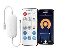 PAUTIX WiFi/Bluetooth LED Controller per strisce LED 12-24 V, dimmerabile con telecomando RF/Smart App/Alexa