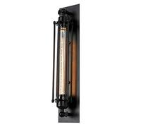 Pauwer Lampada da parete industriale Edison Vintage Wall Sconce Light Fixture Gabbia in metallo montata a parete oltre alle lampade (una lampadina inclusa)