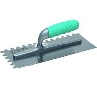 Pavan FRATTONE 12x28 cm DENTE 10 mm SPATOLA ACCIAIO MANICO SINTESI