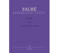 Pavane für Klavier op. 50. Spielpartitur, Urtextausgabe. BÄRENREITER URTEXT