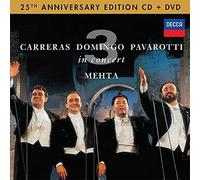 Pavarotti/Domingo/Carreras/Mehta The Three Tenors 25th Anniversary (CD)