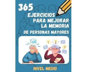 Pavejo 365 Ejercicios Para Mejorar La Memoria de Personas Mayores (Tascabile)