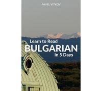 Pavel Vitkov Learn to Read Bulgarian in 5 Days (Tascabile)