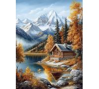Pavemlo 5D Diamond Painting Kit Completo Paesaggio, DIY Pittura Diamante Art Kit, Strass Arte Creazione di Mosaico Murale Artigianale per la Decorazione della Parete di Casa 30x40 cm m214